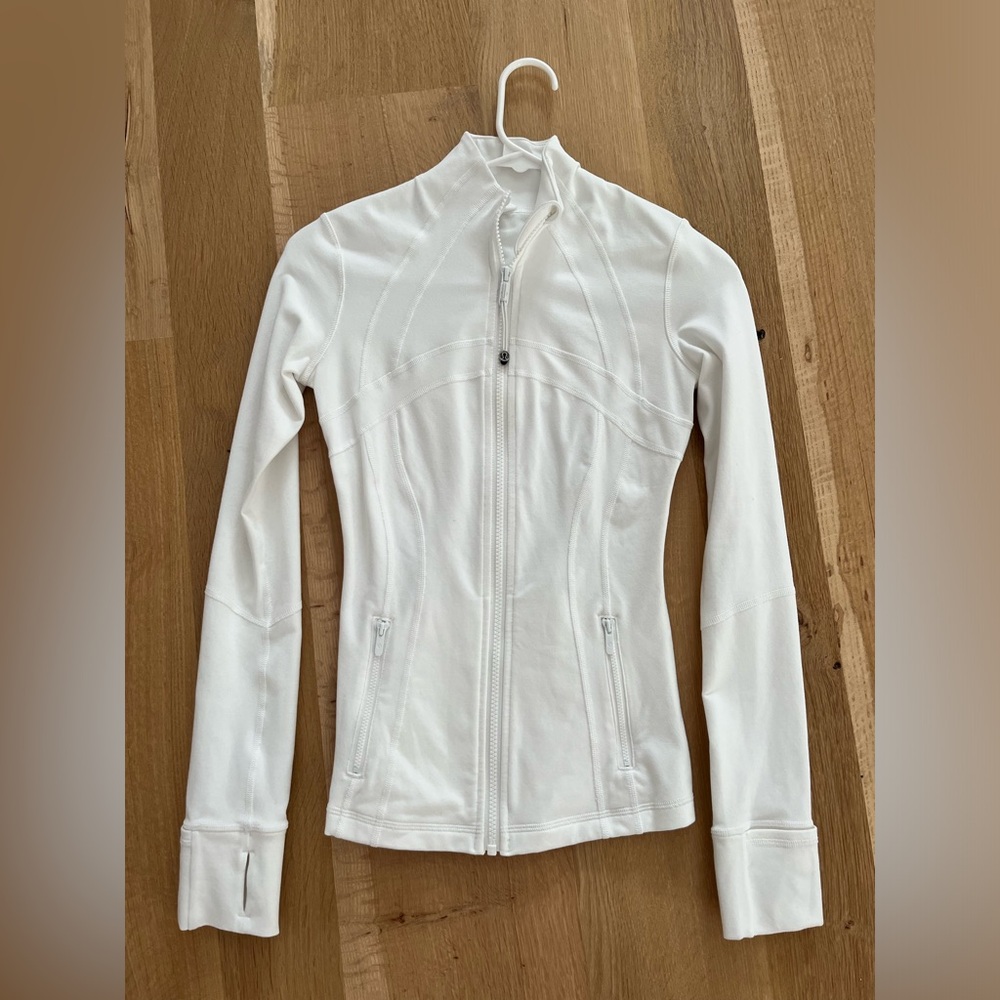 Lululemon define jacket white size 2